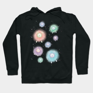 Children's Illustration Sheep in Galaxy Space - Colour Variant 1 Hoodie